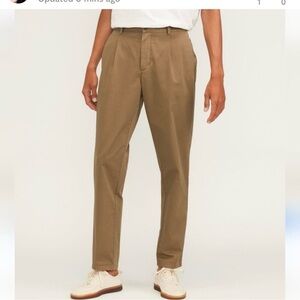 NWT EVERLANE The Twill Pleated Chino 28